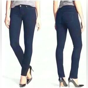 PAIGE Skyline Skinny Georgie Whisker Dark Wash Jeans 31